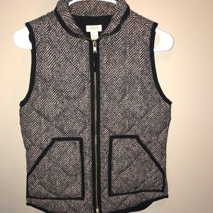 J. Crew Herringbone Vest